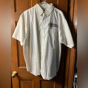 nwt Matco tools racing men’s embroidered button up dress shirt 2xl
